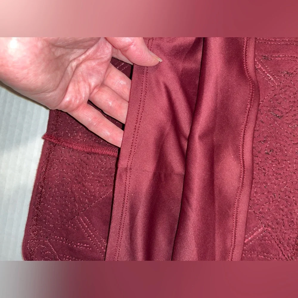 Express Burgundy and Black Sequin Dress - Picture 10 of 13